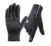 Genérico Gants de cyclisme tactiles imperméables pour vélo et moto en hiver pour femmes adolescentes garçons urbain montagne terre voie défilements