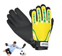 Genérico Gants de de But de Football - 1 Paire de Gants de de But pour Adulte, Accessoires de Football Respirants rembourrés pour entraînement, compétition Scolaire, ligues