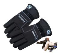 Generico Gants de moto d'hiver, gants de moto | Gants d'hiver pour la saison froide d'équitation | pour équitation, gants pour hommes, motocross coupe-vent et