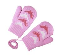 Generico Gants De Neige pour - Protection des Mains Confortable - Gants De Neige d'hiver pour Les Petites Filles De 2-3 Ans Préscolaires, Cour, Jardin, Patinage, Ski, Marionnettes Et