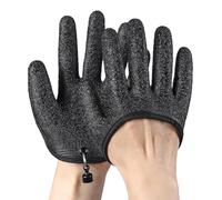 Genérico Gants de pêche : gant de pêche avec libération d'aimant | polyester, latex résistant au poisson-chat et anti-crevaison.