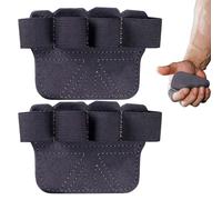 Genérico Gants d'haltérophilie : coussinets d'exercices pour traction, protection des mains d'entraînement, gants de gymnastique à quatre doigts, poignées de main d'État