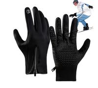 Generico Gants D'hiver De Cyclisme,Gants Épais avec écran tactile,Mitaines Thermiques Pour La Conduite | Pour Cyclisme Moto Randonnée Hiver Et Activités De Plein Air