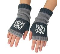 Generico Gants pour femme, moufles thermiques doux | Mitaines d'hiver en maille à écran tactile chaudes et élastiques, pour conduire à vélo courir travailler et écrire des messages