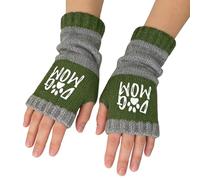 Generico Gants sans doigts chauds,Mitaines Thermiques pour Climat Froid | Gants Demi-Doigts,Pour Conduire Travailler Patiner Cyclisme Courir Randonnée et Écrire des Messages, vert, riferimento