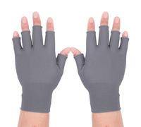 Generico Gants sans doigts pour homme élastiques, légers et flexibles | Gants de compression pour activités de travail, bureau, sport, écriture, dactylographie, artisanat, jardinage, homme,