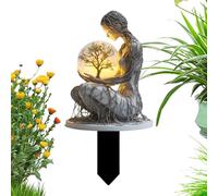 Genérico Garden Statue - Acrylique, 2,66 x 11,4 cm - Figurine élégante - Décoration d'extérieur - Weather-Resistant Yard Accent Artistic Landscape Ornament, Patio Sculpture Decor For Lawn, Walkway