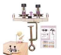 Generico Garnführer Tischehrer - Guide à double fil | de fils utiles également pour le travail, compagnons confortables pour travailler au crochet et cadeau pour la famille ou les amis