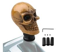 Generico Gear Shift Knob - Resin Shaped Automatic Gear Shift Knob | Gothic Skeleton Car Interior Decoration | Horror Style Resin Shifter Head for Sedan Suv Truck Minivan Taxi Travel