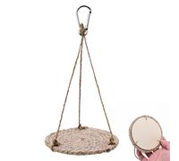 Genérico Gecko Hammock Dragon Barbu Swing Lizard Cage Lumber Swing Bed Tanks Toy Habitat Dragon Barbu Porteur de petits animaux de compagnie pour perroquets, écureuils, caméléons, serpents