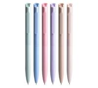 Genérico Gel Pens - Rétractable Gel Pens Colored Ink | Quick Dry Assorted Colors Gels Pen | Pointe 0,5 mm, 6 pièces Smooth Writing Stationery Multicolore for School Doodling Sketching Drawing