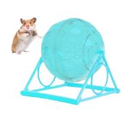 Generico Gerbil Wheel - Clear Rotating Running Sphere, Lightweight Portable Build, Safe Enclosed Design, Easy to Clean | Pet Enclosure Use, Indoor Playtime, Daily Exercise, Small Animal Training
