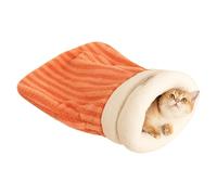 Generico Gigoteuse pour chat | en grotte chaude pour animaux domestiques d'hiver, sac de couchage portable pour chats pour voyage, balcon, intérieur, extérieur, salon, patio, voiture, chambre