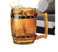 Generico Glass | All-Season Ergonomic Handle, Shape Glass Beer | For Chocolate Tea Milk Water Wine Ho Provides A Polyvalent Serving Volume That Provides Ample Me Camping Dorm Hotel Apartment