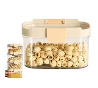 Generico Glass Storage Jars, Food Storages Containers Glass, Kitchen Storage Conteneurs, Pantry Canisters, Sealed Pantry Storage Jars for Dry Foods, 3,54 x 4,72 x 5,91 Transparent