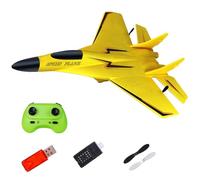 Genérico Glider Plane RC Plane | Jouet volant extérieur avec lumière | Télécommande Glider Airplanes 2,4 GHz 2 canaux Remote Control Aircraft Adult Kids Beginner