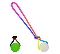 Generico Glow in the Dark Dog Balls - Interactive Toy with Rope 29 cm | Chew Ball for Small, Medium, and Large Breeds, Indoor/Outdoor Fetch, for Agressive Chewing Puppies