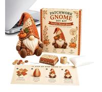 Genérico Gnome Ensemble complet de poupées DIY pour décorer | Set de couture en tissu projet d'art pour adultes étagère bureau maison salon bureau te