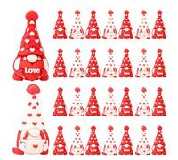 Generico Gnomes De Saint | 30 Pièces Coeur Romantique | Décorations Petites Gnomes pour Saint - pour Chambre À Séjour, Bureau École Et Fêtes pour Et Adultes
