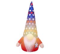Generico Gnomes Patriotes en Peluche,Rouge Blanc Bleu | Tomte Scandinave | sans Visage Tomte Suédoise Décoration De Table Fête Patriotique pour Les célébrations Américaines pour Plateau Étagère
