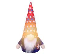 Generico Gnomes Patriotes en Peluche | sans Visage | 4 Juillet, sans Visage Tomte Suédoise Décoration De Table Fête Patriotique pour Les Articles Américains pour Plateau Étagère