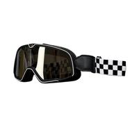 Generico GOGGLE MOTORCYCLE - GOGGLES RACE DURO VINTAGE - GOGGLE SPORTS RETRO pour le VTT | Lunettes de soleil moto anti-PU | Débarrassez-vous des lunettes pour hommes et femmes pour les sports de