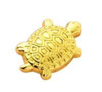 Generico Golden Money Turtle, Metal Tortoise, Alloy Lucky Tiny Praying Statue Home, Dorm, Bedroom, Hotels, Coffee Shops, Decorative Symbol For Prosperity And Good Fortune
