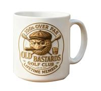 Generico Golf | En Céramique 350ml | pour Chocolat Chaud | Pour Pères Maris Grand-Parents Amateurs De Sport Terrain De Golf Bureau Maison Anniversaire Retraite Noël Tournoi Jus