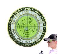 Generico Golf Green Reader | Portable Putting Alignment Aid 3.54In Round Golf Gadgets | Golfs Training Tool for Precision Putting | Men Women Adults Golfers Outdoor Golfing Practice
