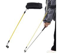 Generico Golf Swing Trainer - Aide à l'entraînement avec élastique | Cordon pour homme et femme | Équipement d'entraînement de golf pour la prise en main, la mécanique de balançoire