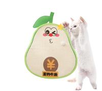 Generico Graffietto Sticker pour chat, protecteur naturel en sisal en forme d'avocat - Coussinets muraux pour chiots intérieurs pour canapés pour chambre pour meubles de maison