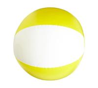 Generico Grand ballon de plage gonflable en PVC de mer pour enfants (blanc/jaune)