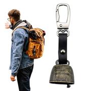 Genérico Grelot pour ours - Alarme de défense personnelle de haute intensité | Grelots d'ours de survie avec porte-clés, pour trekking, camping, randonnée, escalade