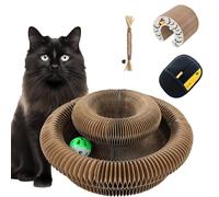 Generico Griffoir pour Chat, Jouet Pelzfreunde Cat Swirl avec Balle, griffoir Magic Organ pour Chat, pour l'intérieur et l'extérieur (C, 1Pcs)