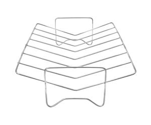 Generico Grille de porte - Structure angulaire, protection résistante hautes températures. Le dispositif pour la préparation de la viande au barbecue favorise la qualité uniforme du drainage