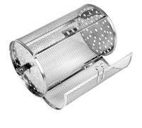 Generico Grille rotative, panier rotatif pour grill, friteuse à air, rôtissoire pour barbecue en acier inoxydable, parfait pour rôtir café, frites, noisettes, barbecue