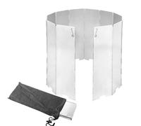 Genérico Grillwindschutz - Protection contre les intempéries - Coupe-vent pour camping Picknick Angeln Wandern Bergsteigen Terrasse Garten Balkon Kochstelle Schutz für Abenteuer