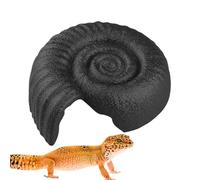 Genérico Grotte pour reptiles en forme d'ammonite | Maison animale pour serpent | Abri décoratif pour terrarium jouant au repos sommeil