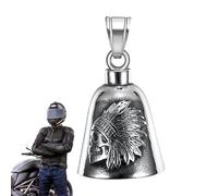 Genérico Guarrdian Bell - Motorcycle Bell | Angel Guarrdian Riding Bell | Motorcycle Biker Luck Riding Spirit Bell | Loud Sound Bell Luck for Man Husband Biker Riders Motorcycle Valentine, Indian Bell