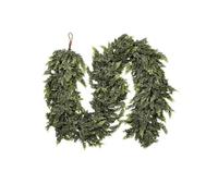 Genérico Guirlande de Cyprès Artificielle pour Décoration de Noël,Design Naturel et Réaliste,avec Âme Métallique Flexible, pour Porte, Escalier, Cheminée, Commerce,Réutilisable