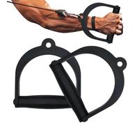 Generico Gym Cable Attachments - Row Handle Home Gym Accessories | Band Handle for Bicep Curls Back Training Resistance Bands Trainer Athletes Bodybuilders Beginners