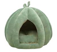Generico Halloween Cat House, Pumpkin Cat Bed, Enclosed Cat Bed, Thickened Halloween Pet Bed, Cat Cave For Winter, Cat Hideaway For Kittens, Small Dog Cat House, Intérieur Cat Bed For Winter