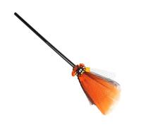 Generico Halloween Witch Broom For Kids, Cosplay Props Pretend Play Accessoires, Halloween Costumes Props Witch Broom For Trick-or-Treat Children Boys Toddler Haunted House Performance Festival
