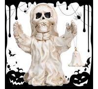 Genérico Hallowesen Décoration fantôme d'Halloween pour chambre fantôme, jolie statue de fantôme en résine effrayante drôle - Jolis fantômes de doigts drôles, décorations