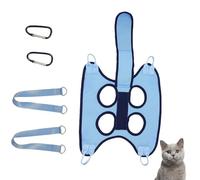 Generico Hamac pour chat pour toilettage, coupe des ongles, sûr pour le toilettage du chien, respirant, avec sangle de sécurité sûre pour chiens et chats