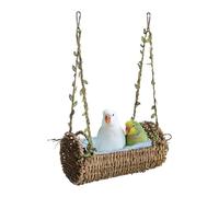 Generico Hamac pour petits animaux - Suspendu respirant à l'épreuve de la mastication - 20 x 10 x 31,8 cm - Balançoire pour hamster avec matelas amovible - Protection sur les côtés pour le planteur du