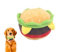 Genérico Hamburger Jouet pour chien, simulation de frites en peluche douce, simulation froide française Jouets molaires avec son Simulation de frites en peluche