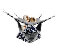 Generico Hamster Hammock | Soft Warm Pet Supplies | Squirrel Hammock Small Animal Ferret Accessories | for Chinchilla Squirrel Bunny Gerbil Sugar Glider Sleeping Play Home Apartment Indoor