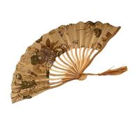 Generico Hand Fan, Foldable Vintage Style, 14.17x7.87in Clacking Cooling Accessory, Lightweight Portable Design, Elegant Summer Reliever for Travel, Wedding, Carnival, Music Festival, Outdoor