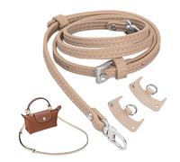 Generico Handbag Straps - PU Leather Adjustable Replacement, Shoulder Bag Straps With 2 Buckles | Mini Bag Accessories For Women Leather No-Drill Convertible Tote Strap, rose, riferimento alla